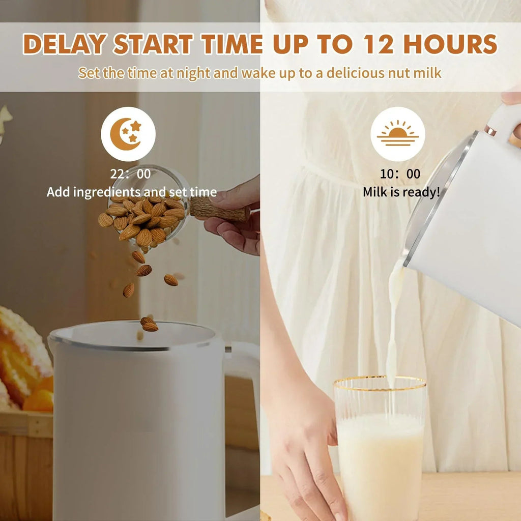 Mosrugs | NutriBlend 8-in-1 Plant-Based Milk Maker (1000ml) – Almond, Oat, Soy & More