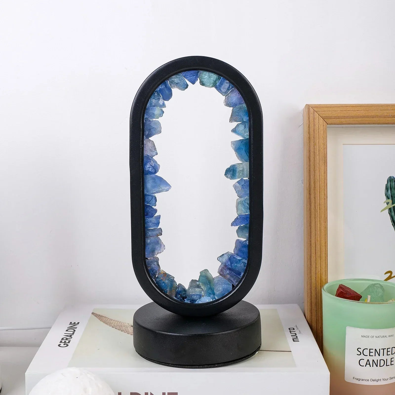 Mosrugs | AuraStone | Natural Calming Amethyst Serenity Lamp