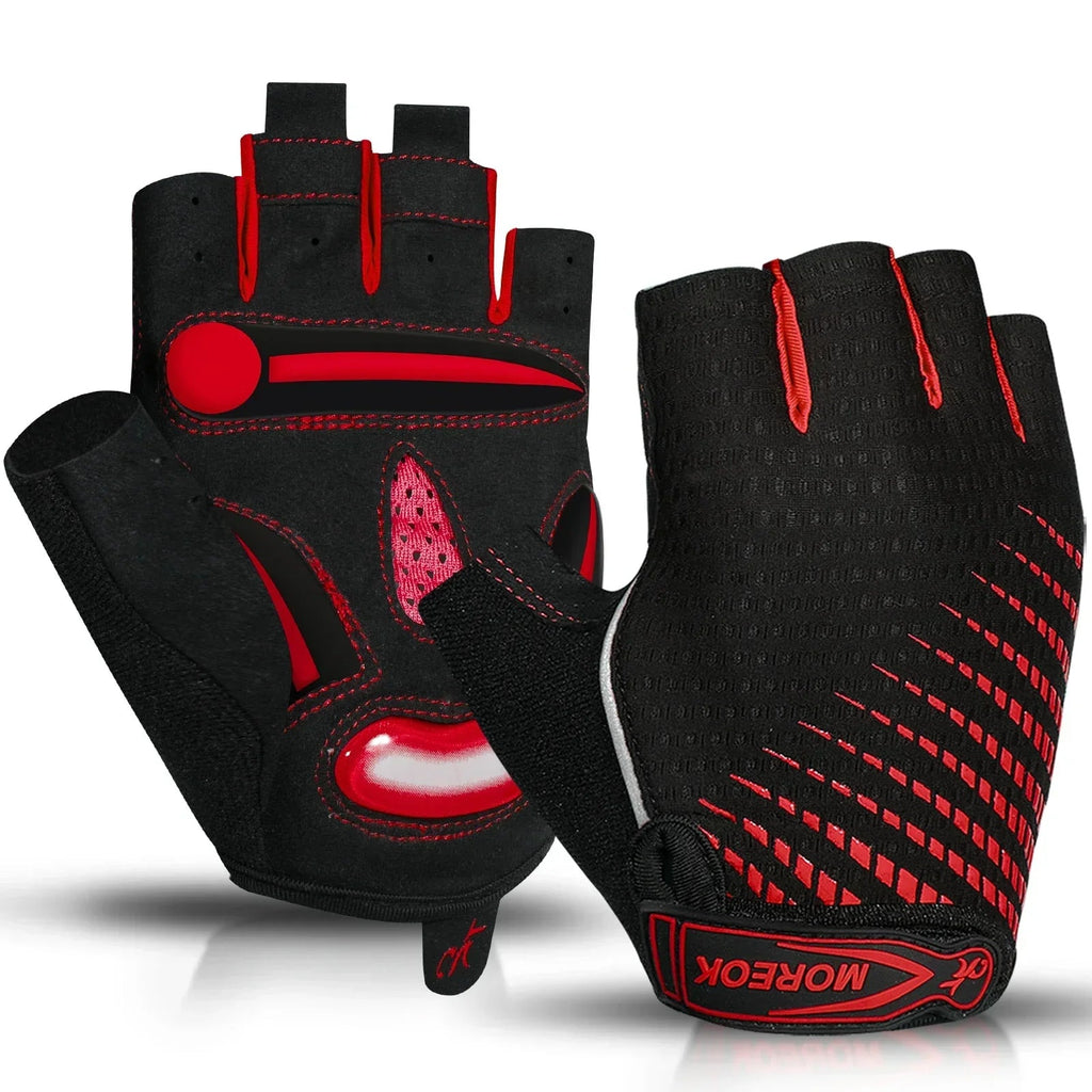 Mosrugs | RideEase Half Finger Cycling Gloves – Shock Absorbing, Breathable & Anti-Slip Gloves