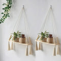 Mosrugs | BohoString - Macramé Wooden Wall Piece