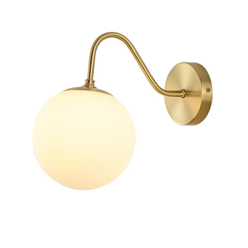 Mosrugs | SphereLuxe – Scandinavian Wall Light with Adjustable Lighting
