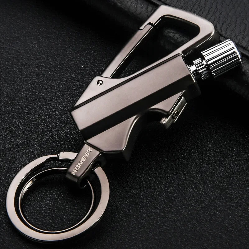 Mosrugs | FlareKey – Multifunction Keychain Lighter | Windproof Kerosene Lighter for Outdoor & Everyday Use