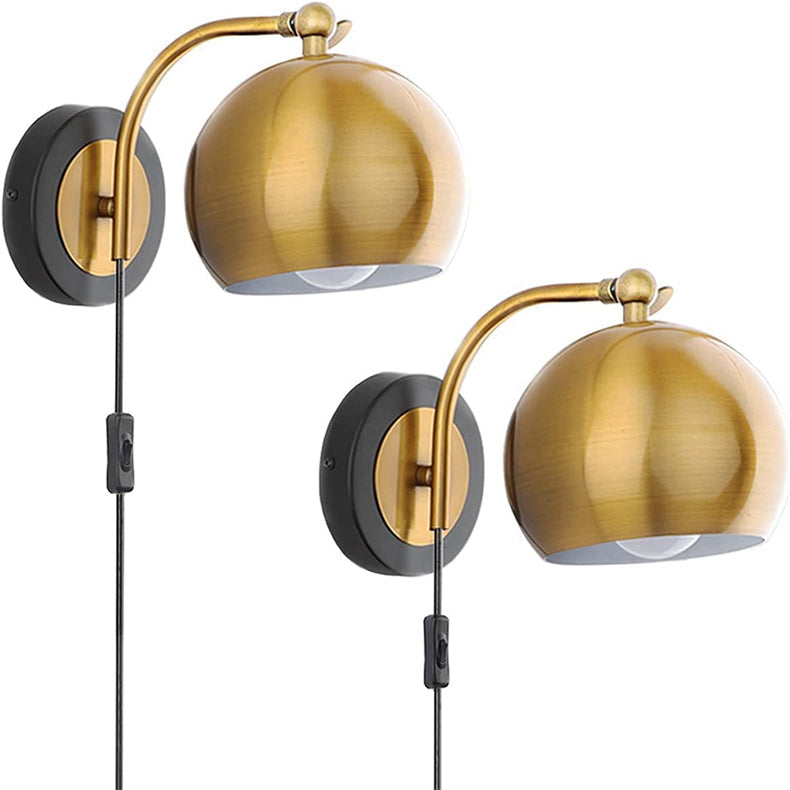 Mosrugs | AntiqueAura – Classic Vintage Wall Lamp with Plug for Elegant Spaces