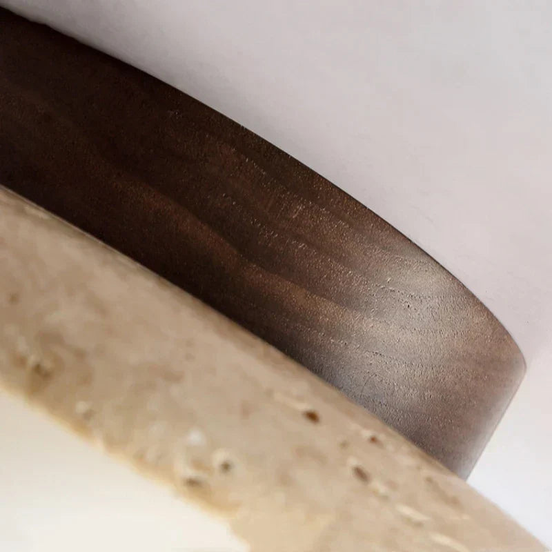 Mosrugs | ÉclatPierre – Elegant Travertine Recessed LED Light