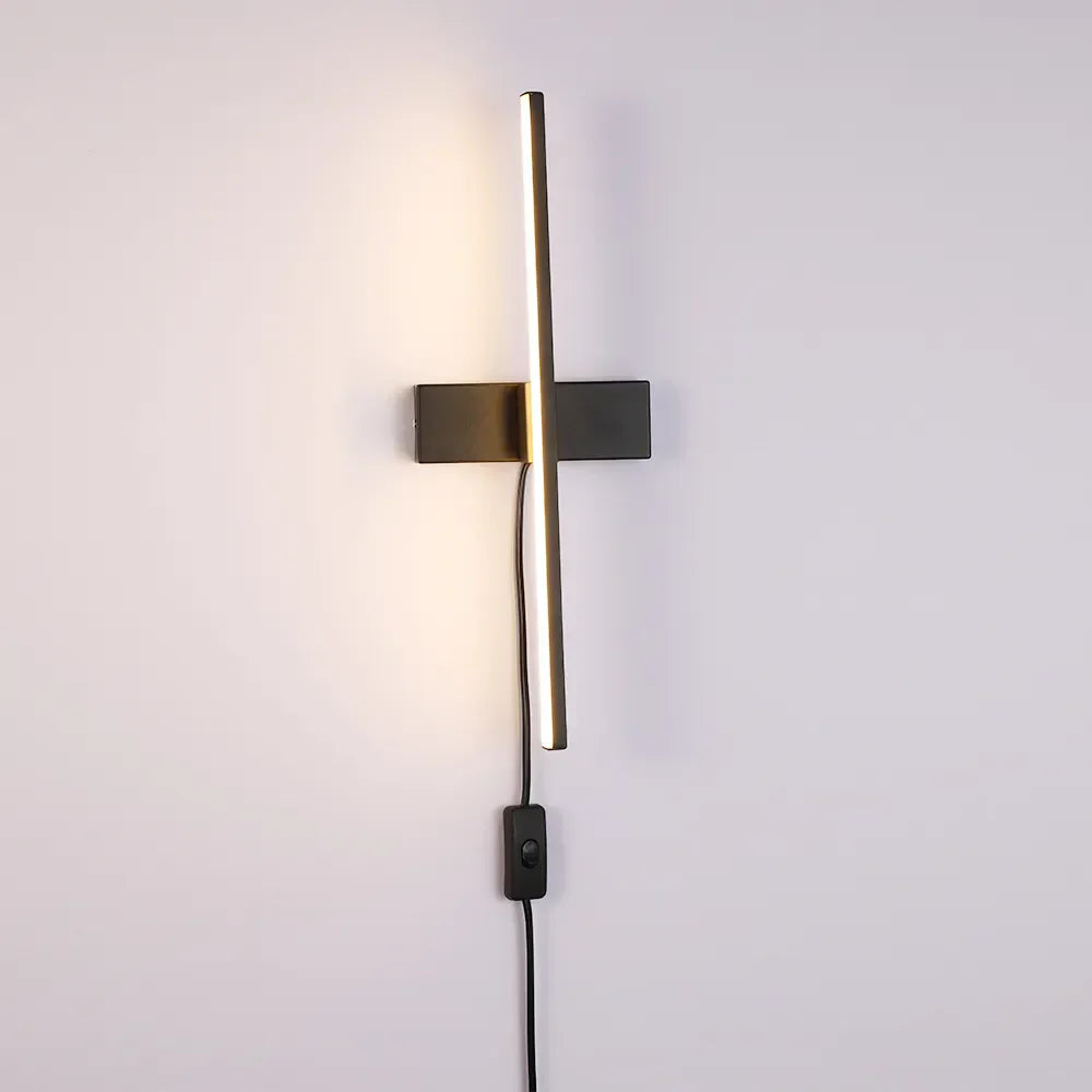 Mosrugs | PlugLuxe – Sleek Scandinavian Wall Lamp with Plug for Stylish Interiors