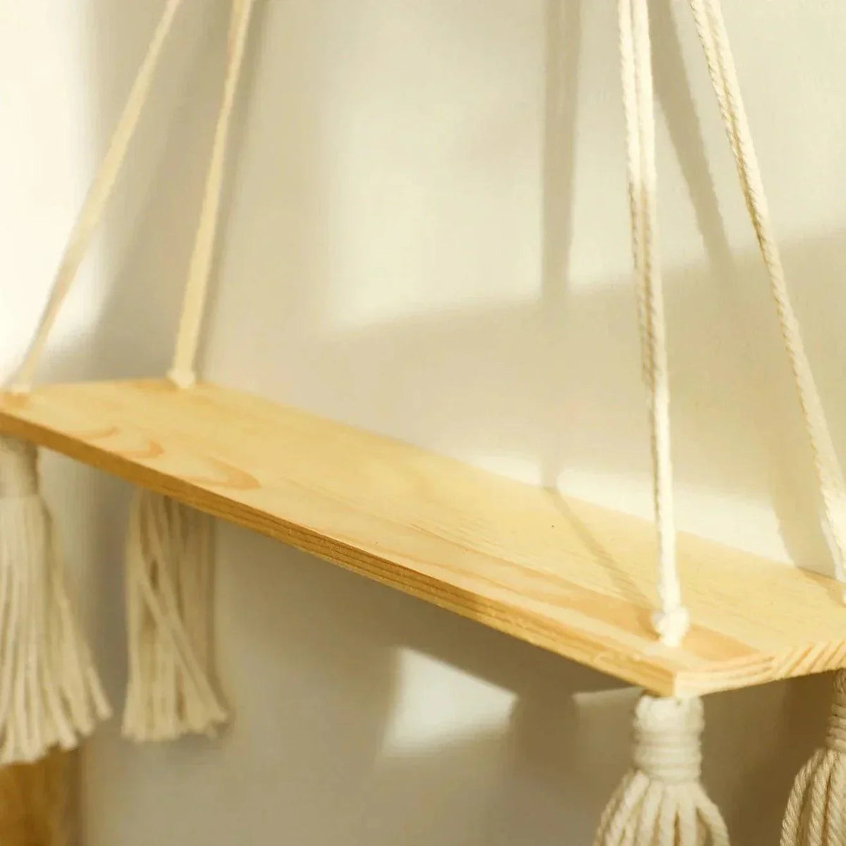 Mosrugs | BohoString - Macramé Wooden Wall Piece