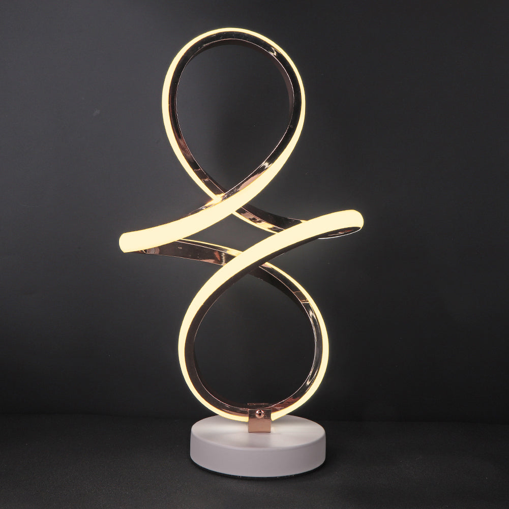 Mosrugs | InfinityGlow – LED Spiral Table Lamp with Endless Design