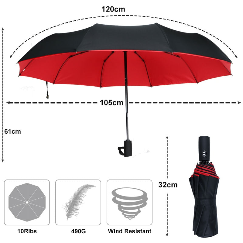 Mosrugs | Windproof Storm Umbrella – Durable, Compact & Lightweight