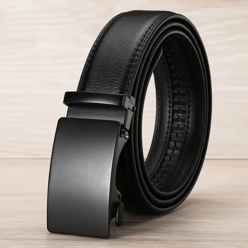 Mosrugs | Premium PU Leather Belt – Luxury Automatic Buckle for Men