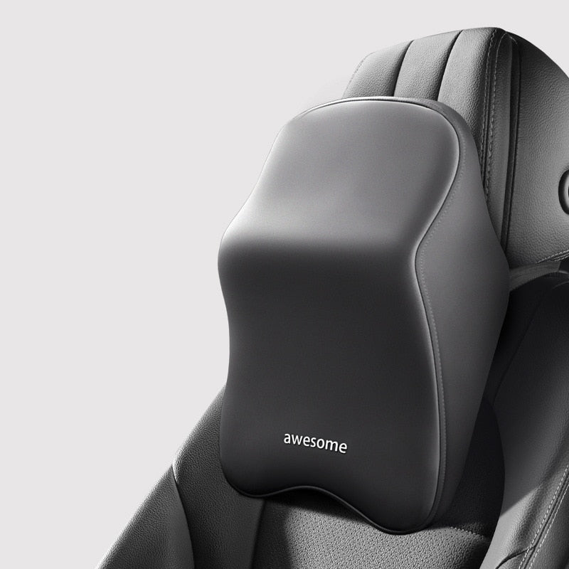 Mosrugs | ErgoDrive Car Seat Support – Orthopaedic Cushion for Neck & Back Pain Relief While Driving