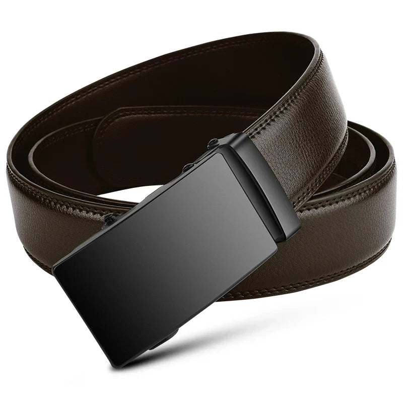 Mosrugs | Premium PU Leather Belt – Luxury Automatic Buckle for Men