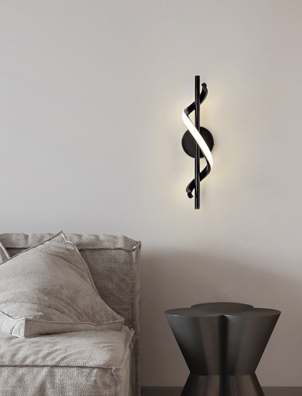 Mosrugs | SpiralLume – Minimalist LED Wall Light with a Modern Edge