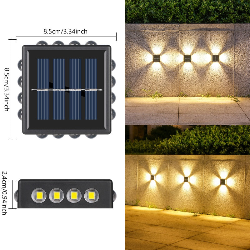 Mosrugs | SolarVibe – Sustainable Solar Wall Light for Modern Outdoors