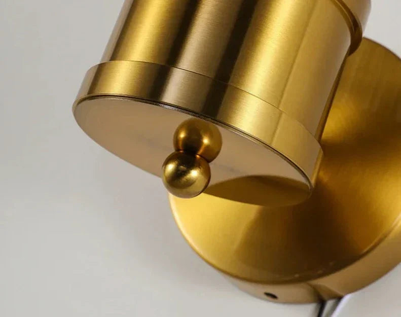 Mosrugs | BrilluxGlow – Stylish Crystal and Brass Wall Light