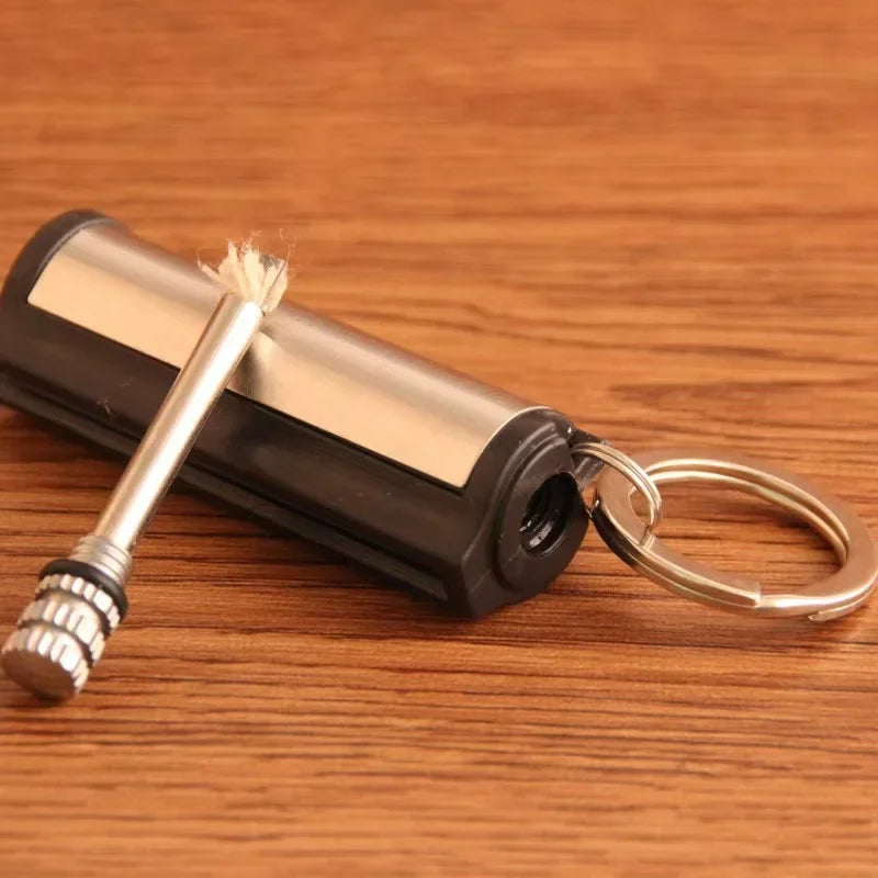 Mosrugs | FlareKey – Multifunction Keychain Lighter | Windproof Kerosene Lighter for Outdoor & Everyday Use