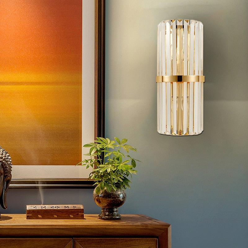 Mosrugs | GoldenGleam – Elegant Gold Wall Light with Warm Glow