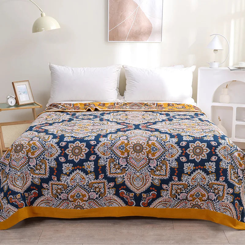 Mosrugs | BohemiaCotton – Soft & Cooling 100% Cotton Blanket