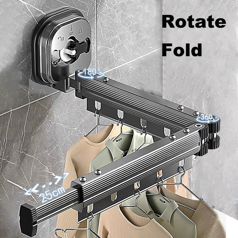 Mosrugs | WallDry Flex – Foldable Wall-Mounted Clothes Dryer for Space-Saving Laundry