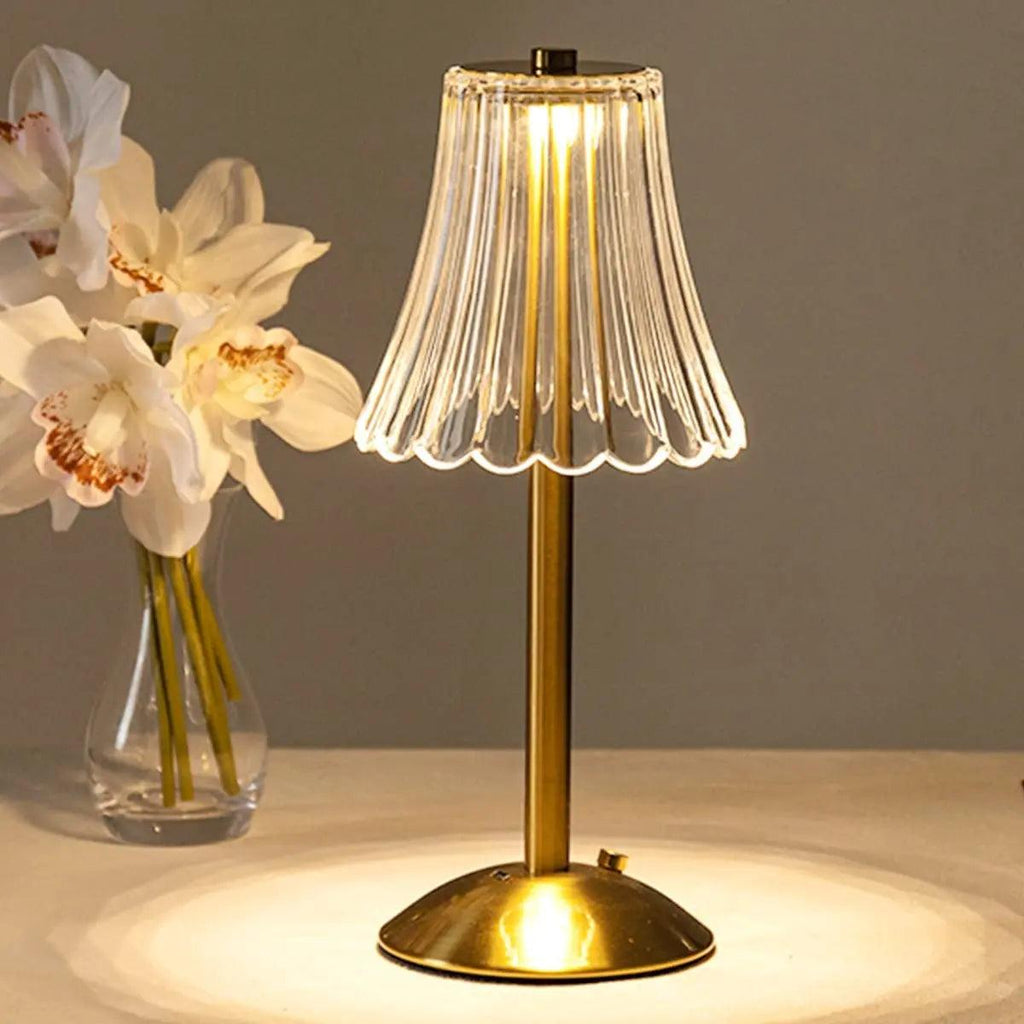 Mosrugs | CrystalLuxe - Vintage Table Lamp with Elegant Shine