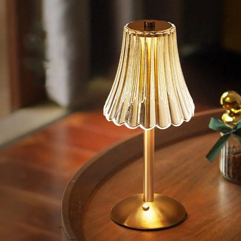Mosrugs | CrystalLuxe - Vintage Table Lamp with Elegant Shine