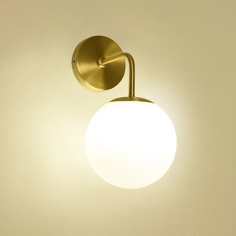 Mosrugs | SphereLuxe – Scandinavian Wall Light with Adjustable Lighting