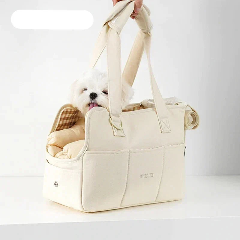 Mosrugs | LuxCarry – Durable & Safe Pet Travel Bag for Small Dogs and Cats | Lightweight, Breathable & Stylish