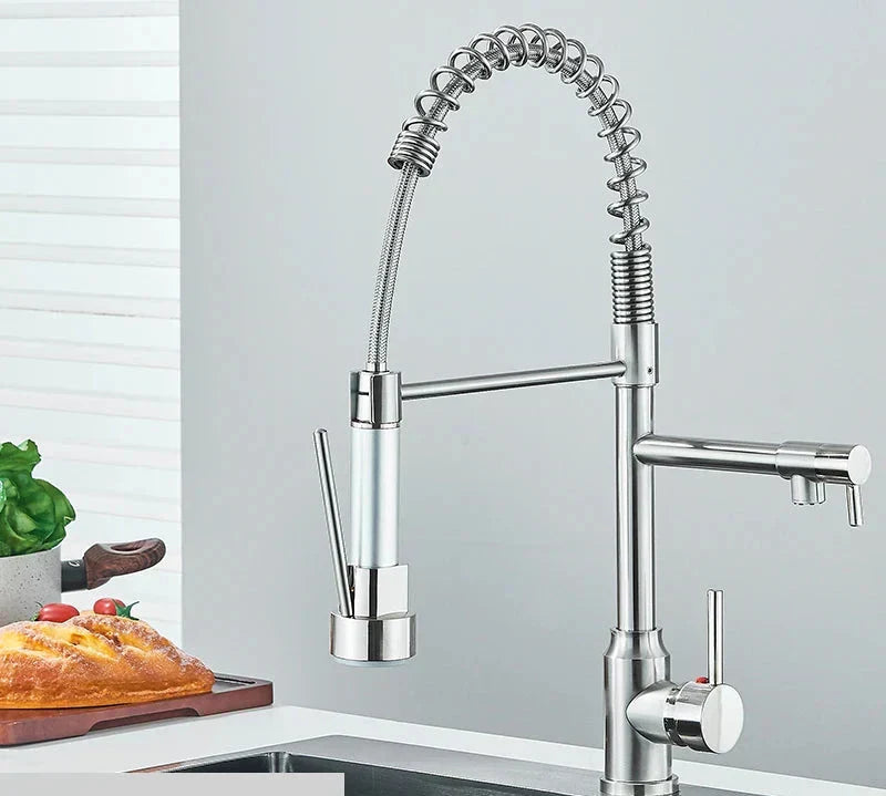 Mosrugs | NickelPivot - 360° Rotating Kitchen Tap