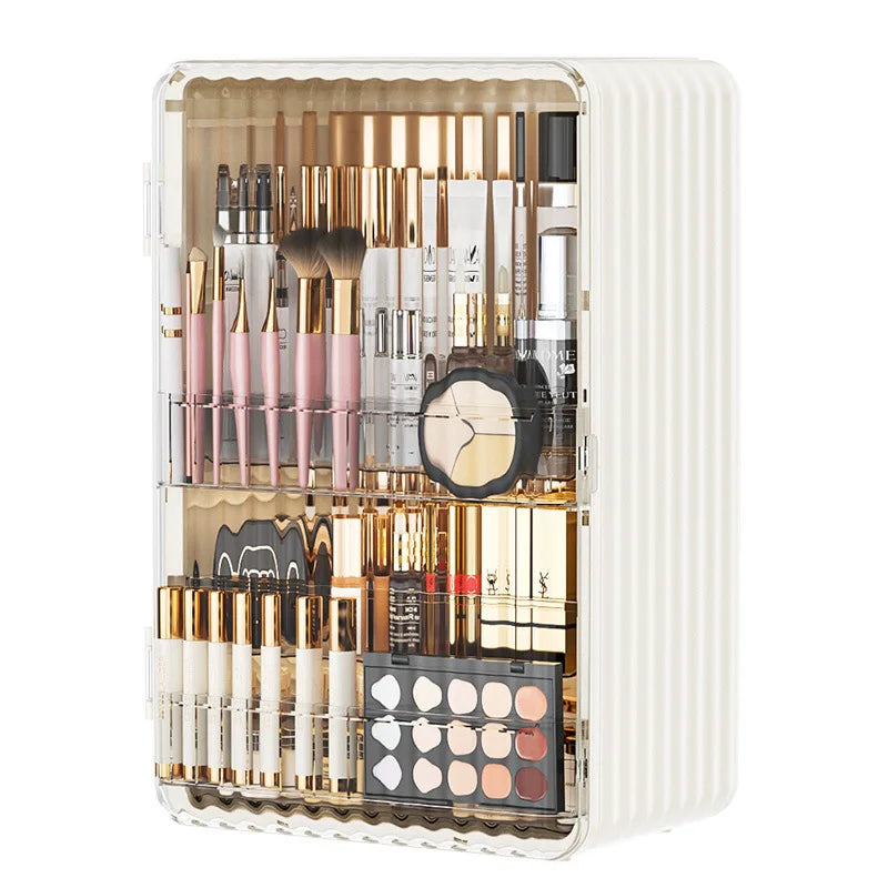 Mosrugs | Luxo Luxury Makeup Storage Box – Dust-Proof Cosmetic Organiser with Magnetic Door
