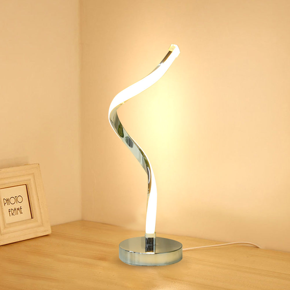 Mosrugs | SpiralGlow – LED Desk Lamp with Spiral Design for Bedroom