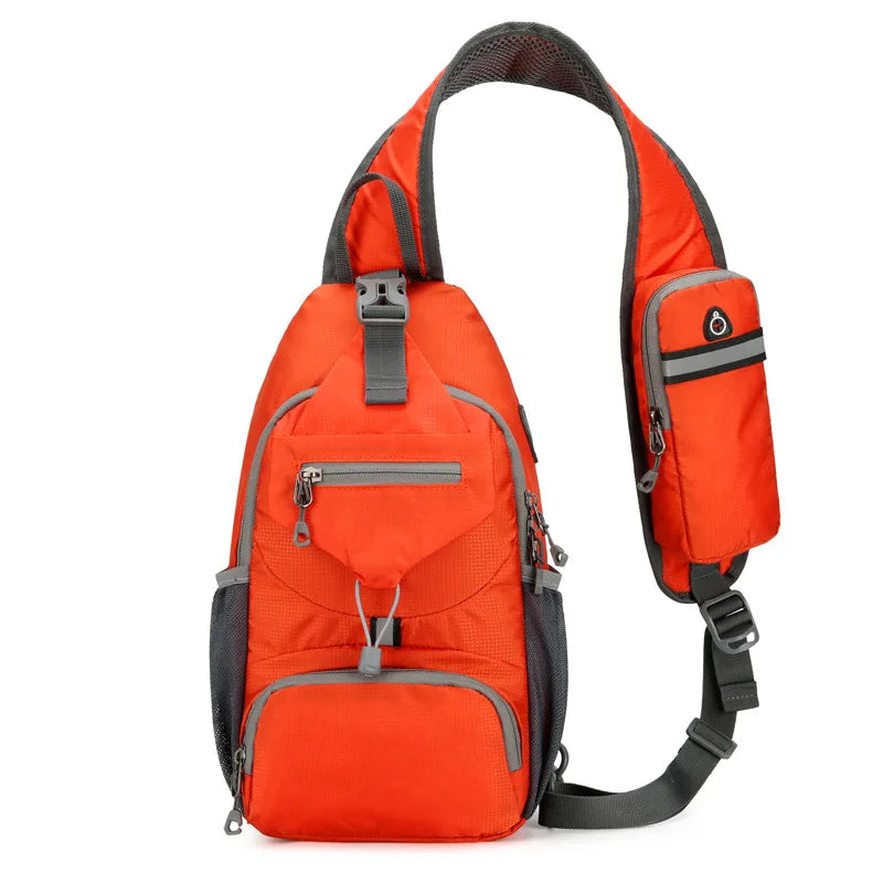 Mosrugs | SecurePack | Anti-Theft Waterproof Multi-Pocket Shoulder Backpack – Lightweight Crossbody Travel Bag