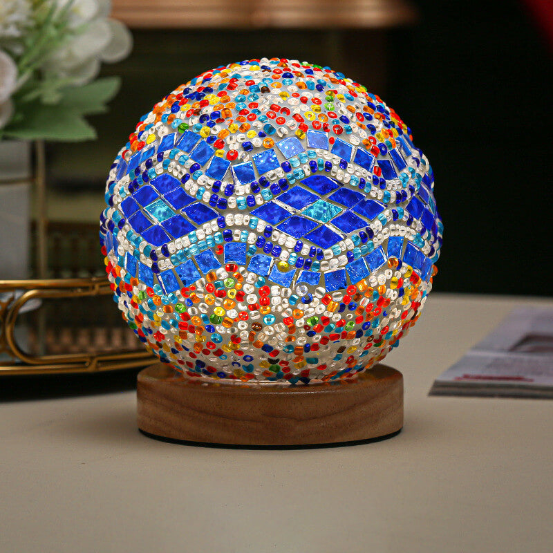Mosrugs | BohoGlow – Modern Bohemian Table Lamp with USB Charging