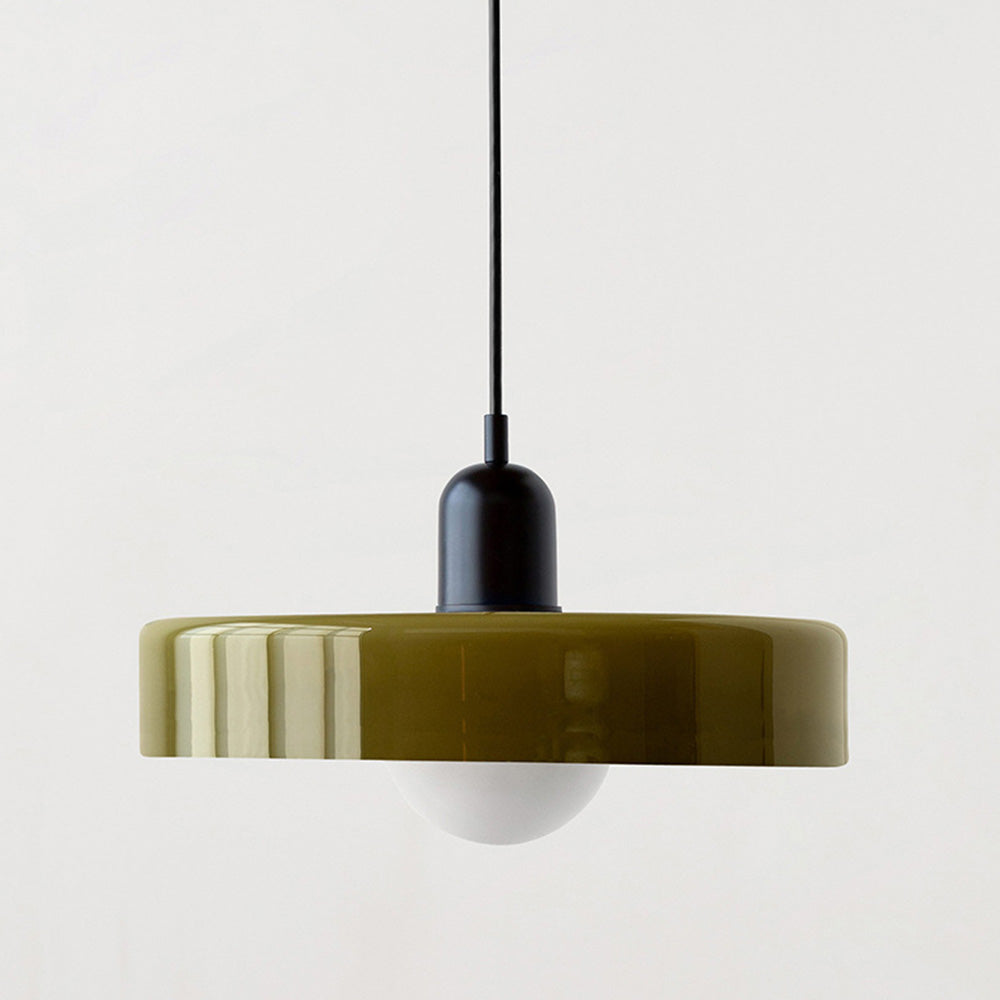 Mosrugs | Coloured Glass Pendant Light – Elegant Bauhaus-Style Hanging Lamp for Living Room & Dining Area