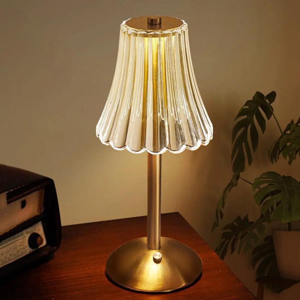 Mosrugs | CrystalLuxe - Vintage Table Lamp with Elegant Shine