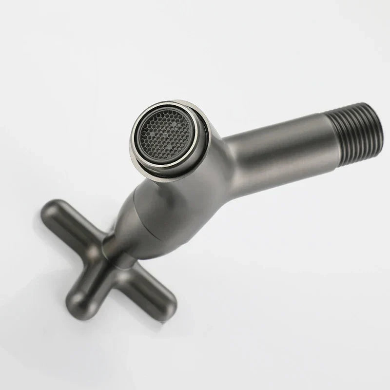 Mosrugs | BrassFlow – Wall-Mounted Cold Water Tap in Solid Brass