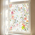 Sunlit Garden Floral Privacy Window Film