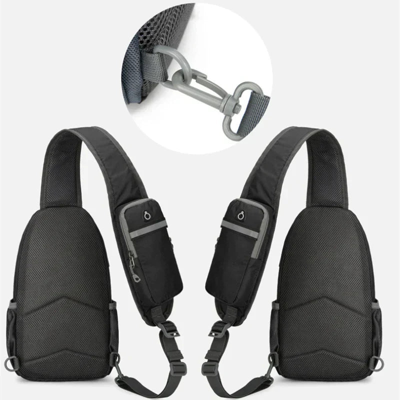 Mosrugs | SecurePack | Anti-Theft Waterproof Multi-Pocket Shoulder Backpack – Lightweight Crossbody Travel Bag