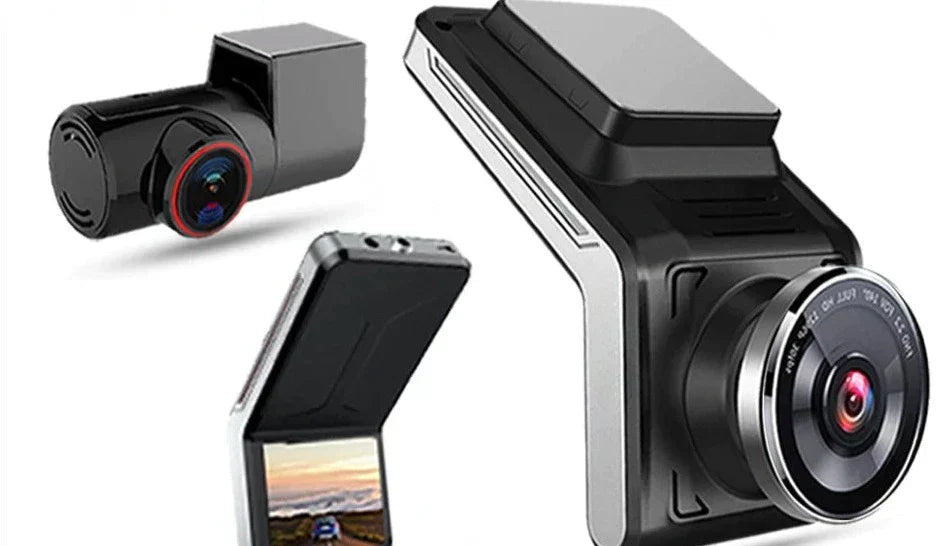 4K Dual Dash Cam with F1.8 Lens, Night Vision and 24-Hour Parking Mode