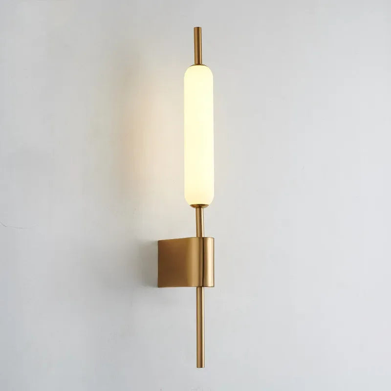 Mosrugs | AuraGold – Elegant Gold Wall Lamp for LED Illumination