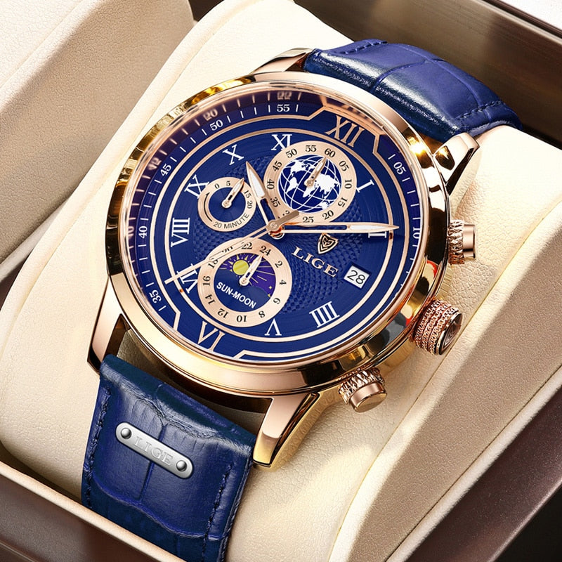 Mosrugs | Classic Chronograph Men’s Watch | Stylish & Functional Luxury Wristwatch for Every Occasion