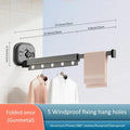 Mosrugs | WallDry Flex – Foldable Wall-Mounted Clothes Dryer for Space-Saving Laundry
