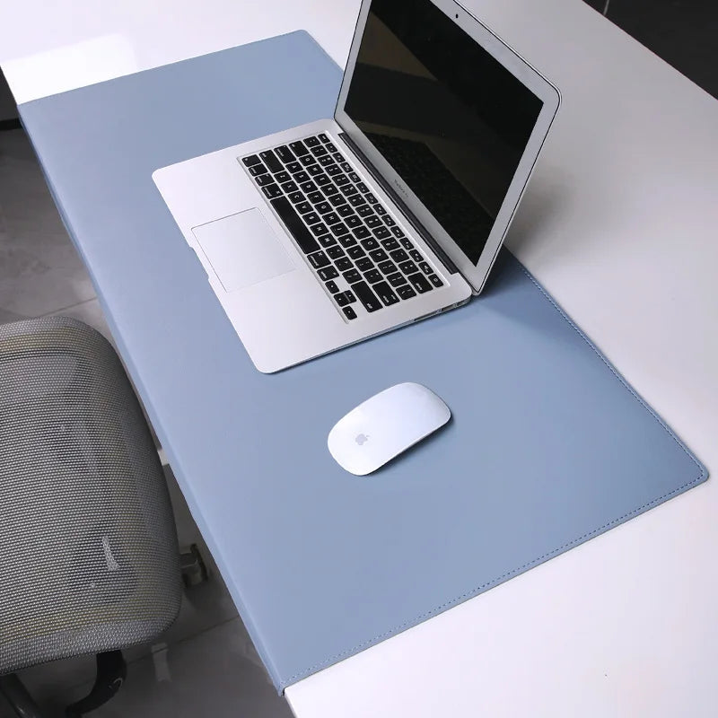 Mosrugs | Ergonomic PU Leather Desk Mat – Wrist & Elbow Support with Non-Slip Surface for Office & Gaming