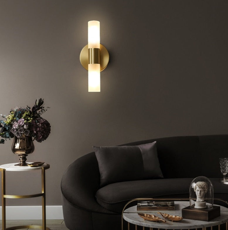 Mosrugs | EliteLume – Minimalist Gold Wall Lamp with Energy-Efficient LED