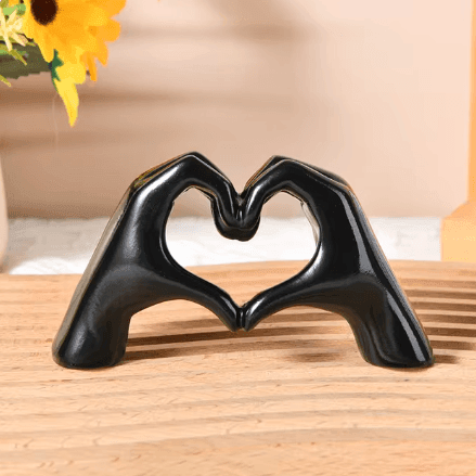 Mosrugs | LoveSculpt Handcrafted Heart Decoration – Symbol of Love & Connection for Home Decor