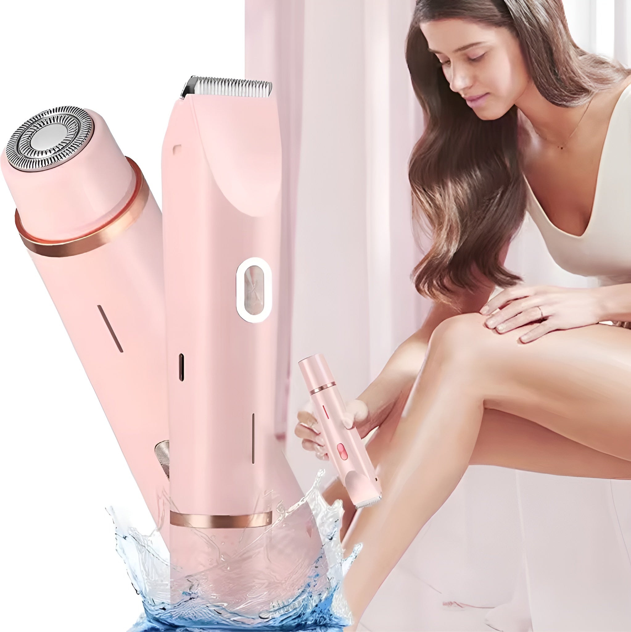 Mosrugs | BlissEdge Women’s Rechargeable Razor – Painless Hair Removal for Smooth, Soft Skin
