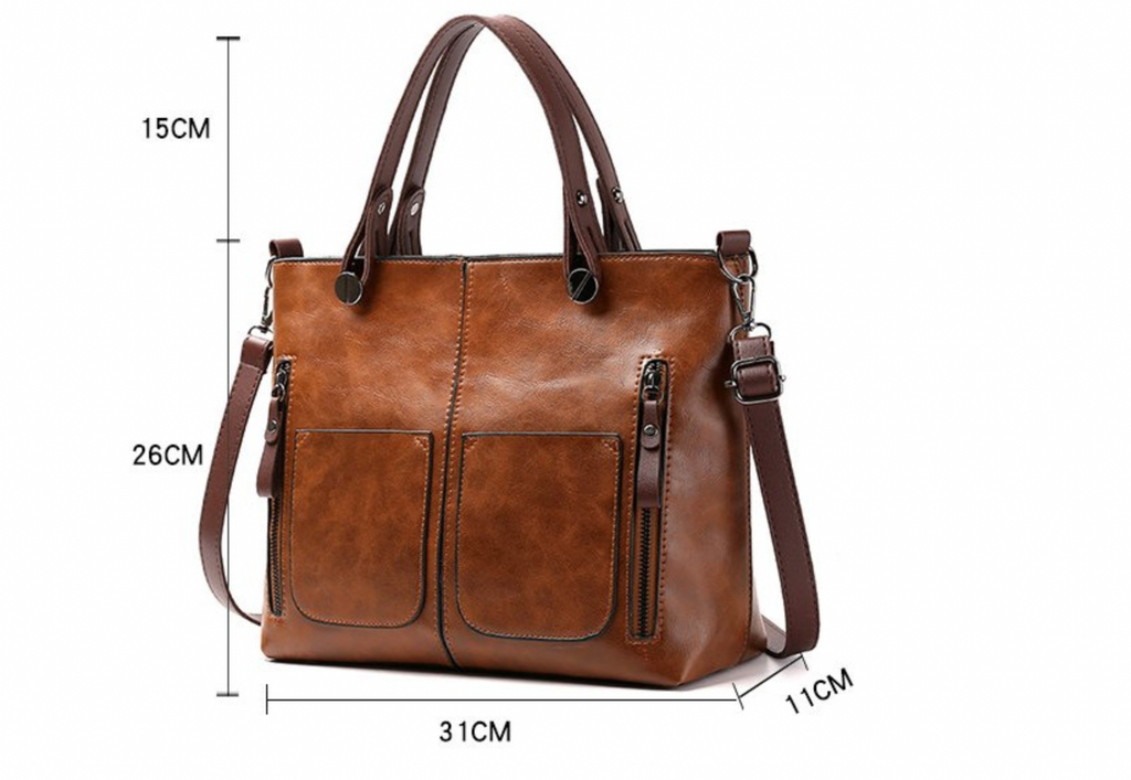 Mosrugs | Elly – Women’s Vintage Leather Shoulder Bag | Handmade & Elegant Design