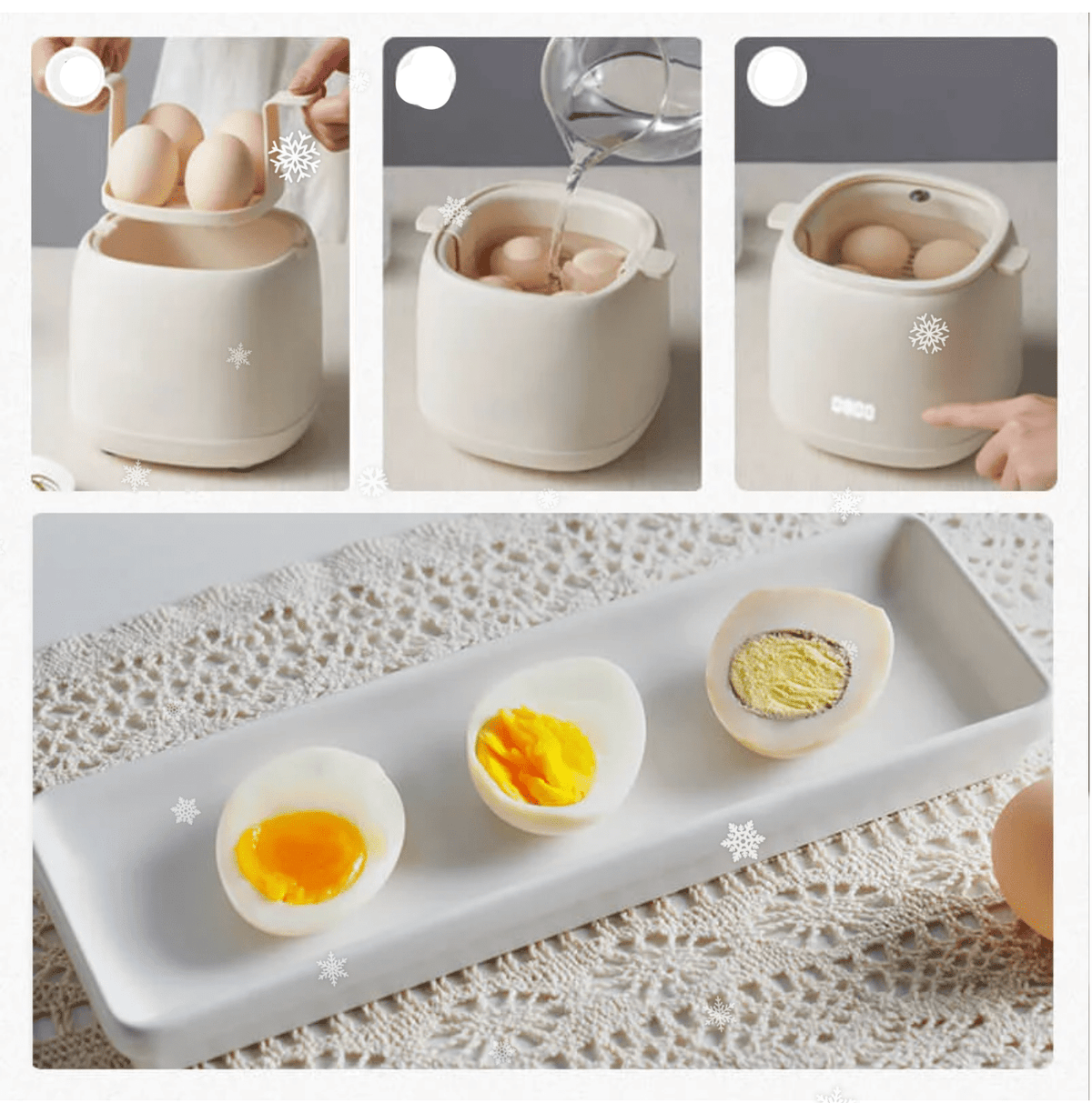 Mosrugs | EggMaster | Ultra Smart Egg Cooker with 6 Cooking Modes – Perfect Eggs Every Time