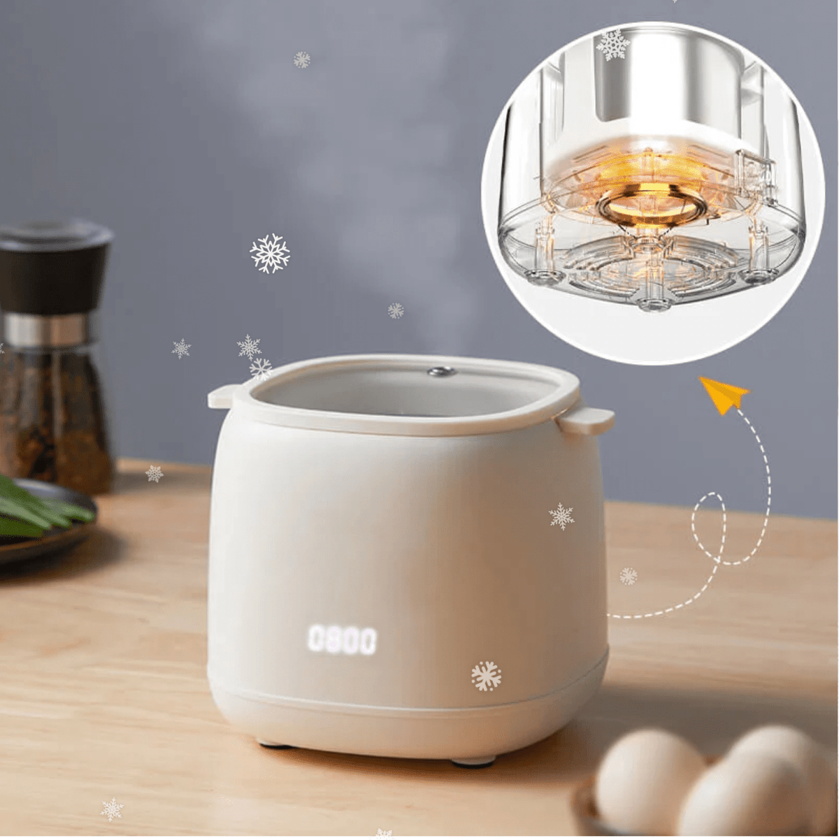 Mosrugs | EggMaster | Ultra Smart Egg Cooker with 6 Cooking Modes – Perfect Eggs Every Time