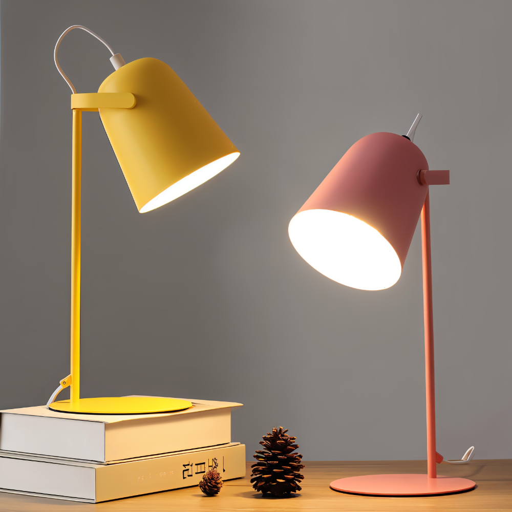 Mosrugs | Modern Rotating Desk Lamp – Eye-Friendly Adjustable Lighting for Reading, Studying & Relaxing