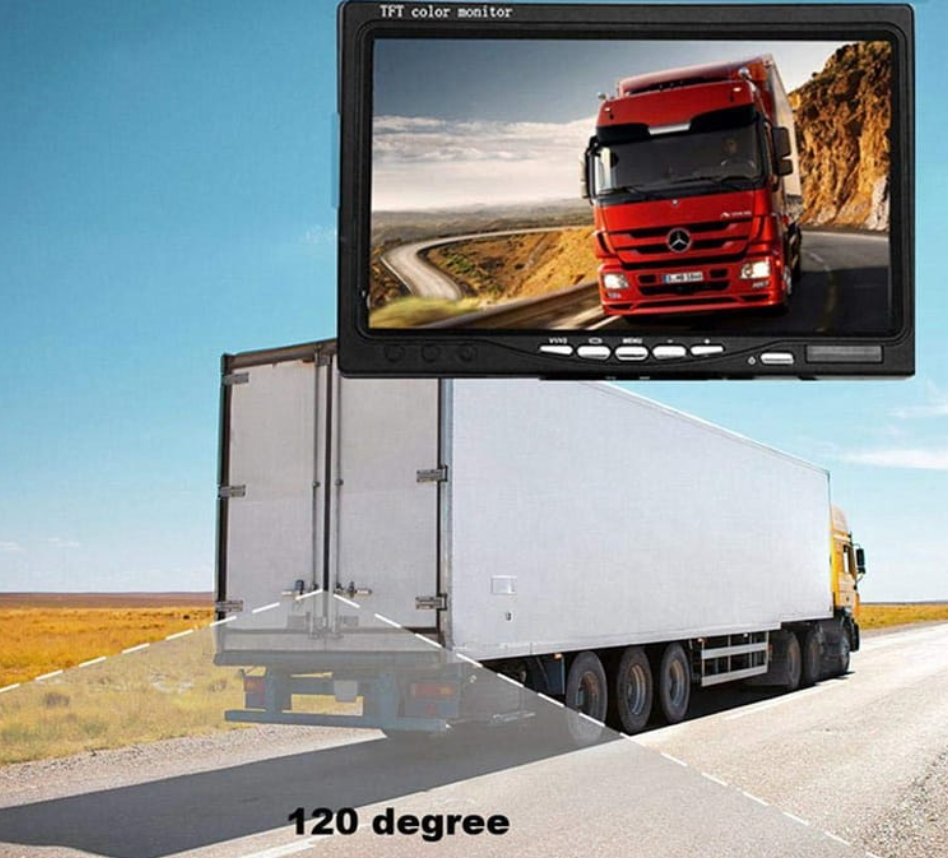 Mosrugs | Trailer Truck RV Wireless Backup Camera System with 7" Screen & Wide-Angle View