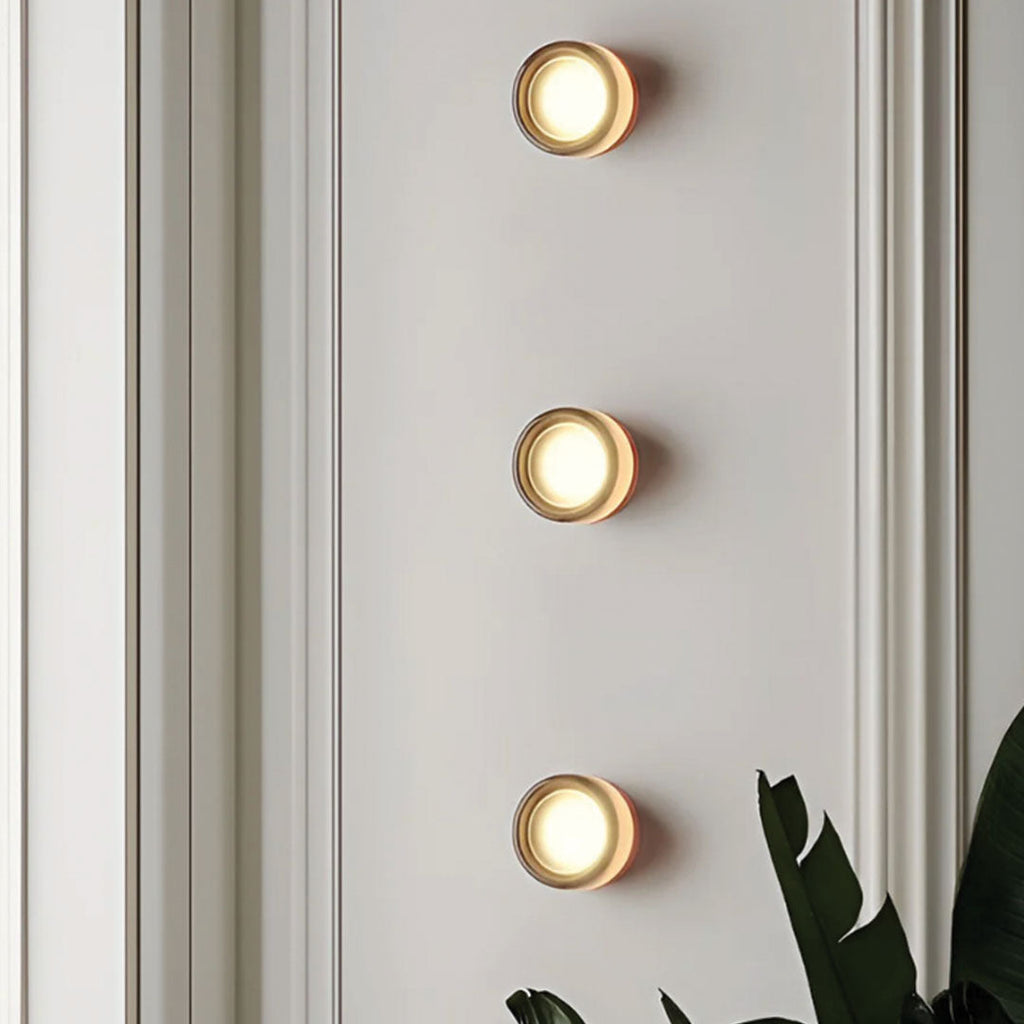 Mosrugs | DimpleGlow – Compact Modern LED Wall Light for Stylish & Versatile Home Lighting